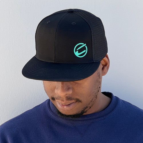 CHASE HAT BLACK/TEAL