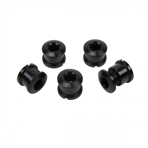 PACK 5 CHAINRING BOLTS INSIGHT 6.5X4MM ALU